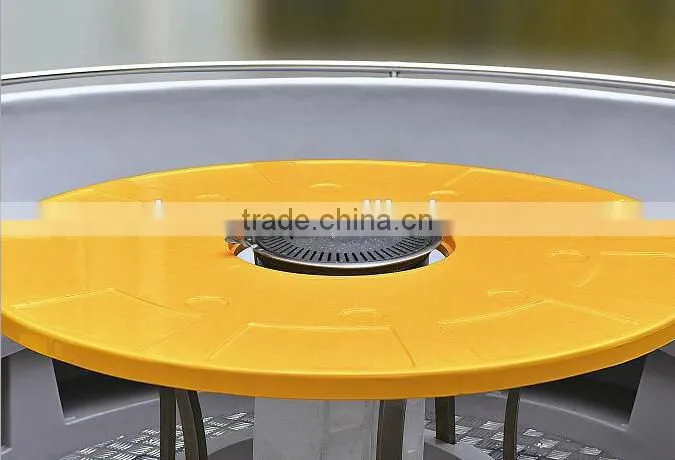 Environmental factory donut BBQ Yacht with electric motor,BBQ donut Boat for sale