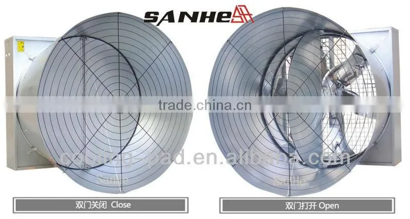 Three-blade Double-door Cone Exhaust Fan(Butterfly Cone Fan)