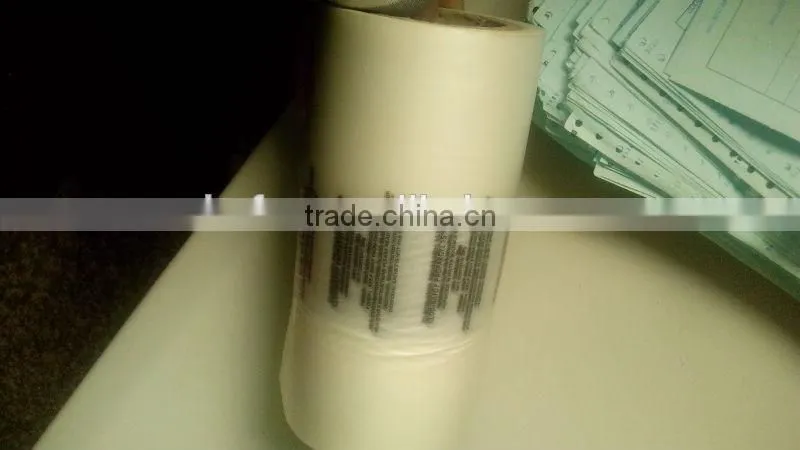 printed transparent water soluble film