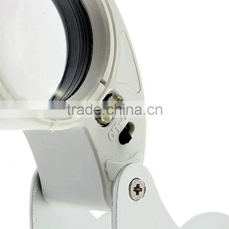 40X 25mm POWER JEWELER LOUPE LED LOOP MAGNIFIER MAGNIFING