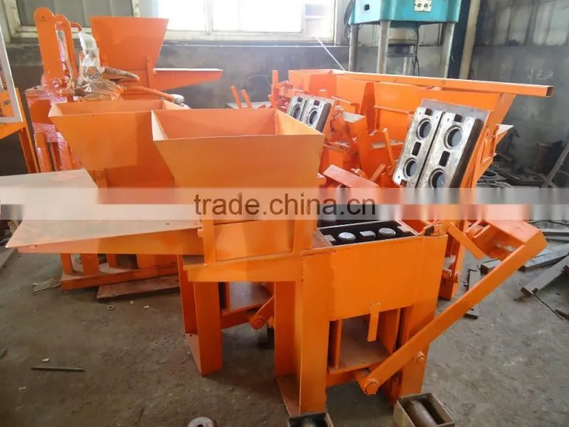 manual interlocking clay brick making machine