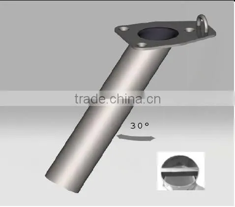 230mm length tube mirror polish high quality stainless steel rod holder