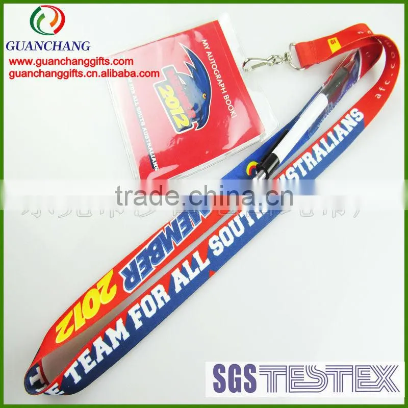 OEM custom yoyo badge reel id card holder nylon lanyard strap