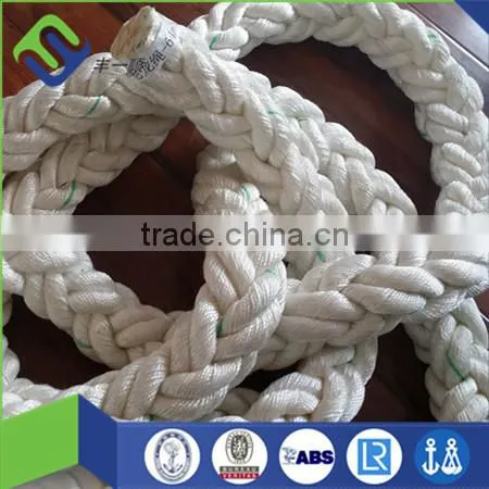 8 strand 96mm polyamide multifilament rope for harbour towage