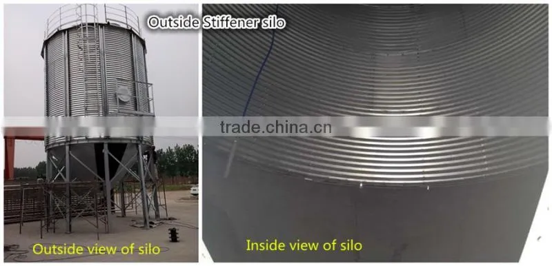 fumigation silo metal bolt bins maize storage tank