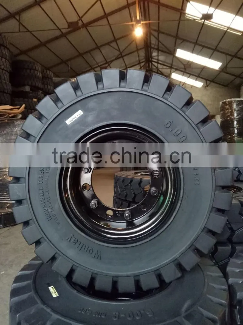 forklift spare parts uae malaysia tires 6.00-9 solid