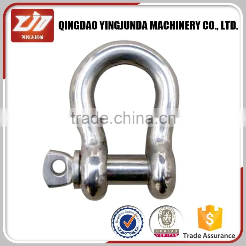 US type d shackle with safety pin