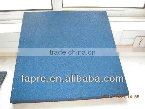 Outdoor Recycled Safety Rubber Paver Tile