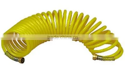 Recoil hose with USA type quick coupler Hose available material :PE(Polyethylene) .PU(Polyurethane).Nylon