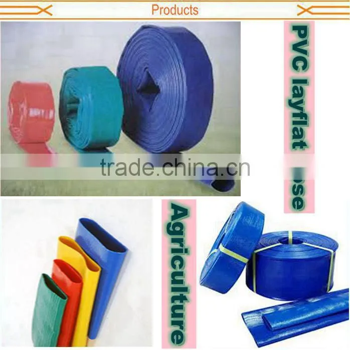 Lay flat hose 3". Polyvinyl chloride
