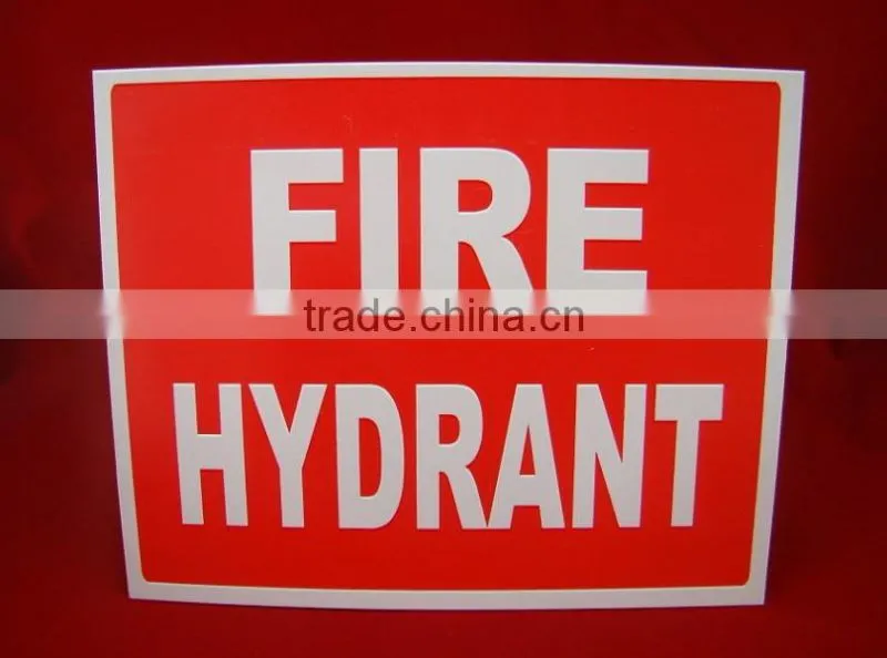 customized warning plate no smoking sign board