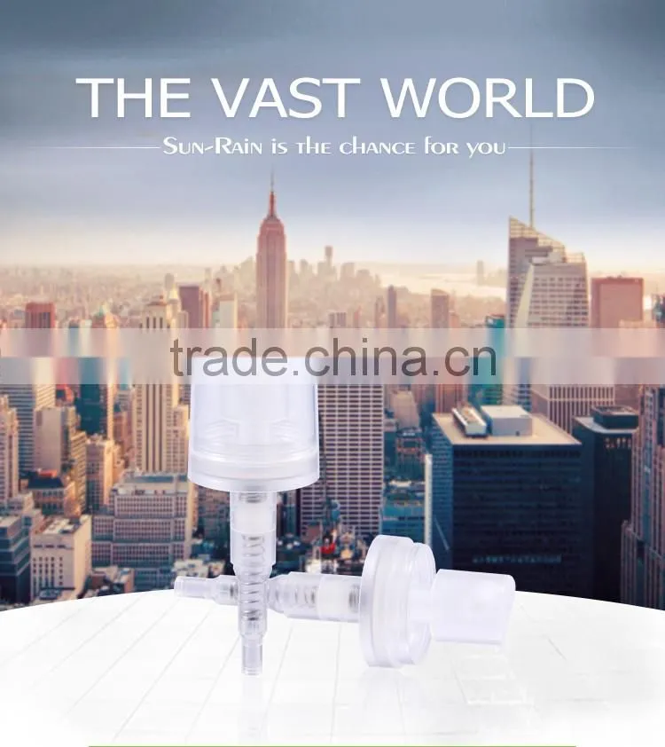 High quality luxury plastic colourful cream pump sprayer lotion pump