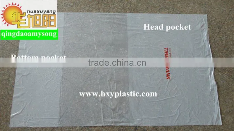 LDPE plastic disposable car Seat Cover for two pockets