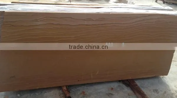 Beige Color and Honed Surface Finishing sandstone