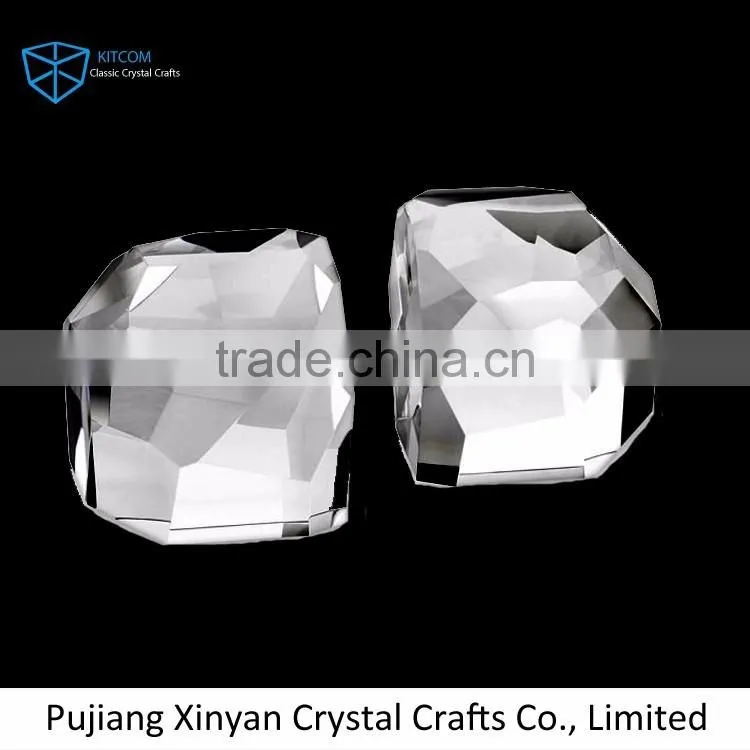 New coming crystal bookends for business gift