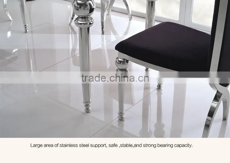 TH319 cheap glass top Dining table and chair sets