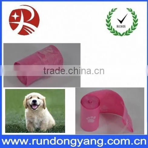 plastic packaging bags for pet poop with high quality