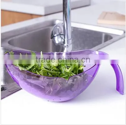Wholesale Stock Kitchen Fish Shape Wash Rice & Vegetables Storage Box