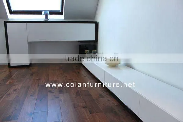 Stylish design solid wood acrylic solid surface corian home hotel side cabinet