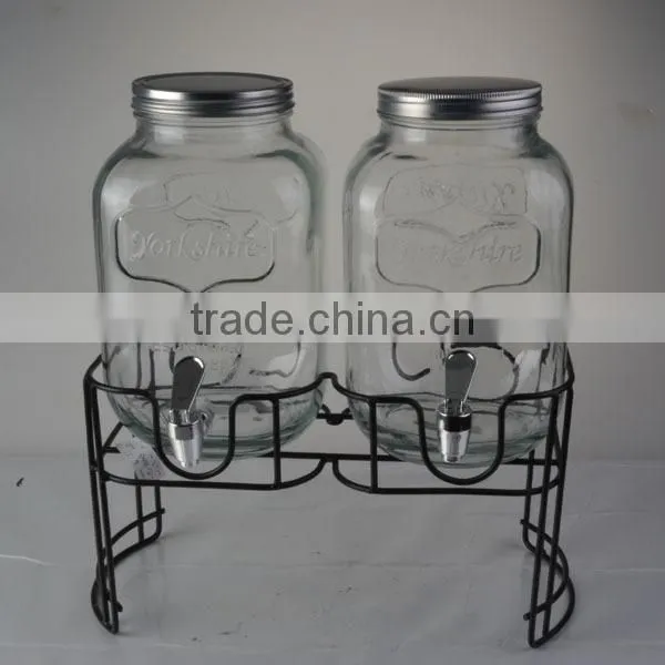 yorkshare design twins dispenser with metal stand