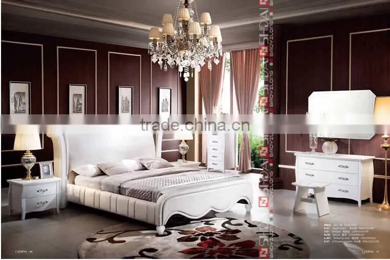 queen size bed size,bed king size,modern wood bed B9025