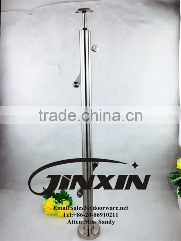 Four Star Hotel Top Balcony Flat Bar Balustrade With Hole