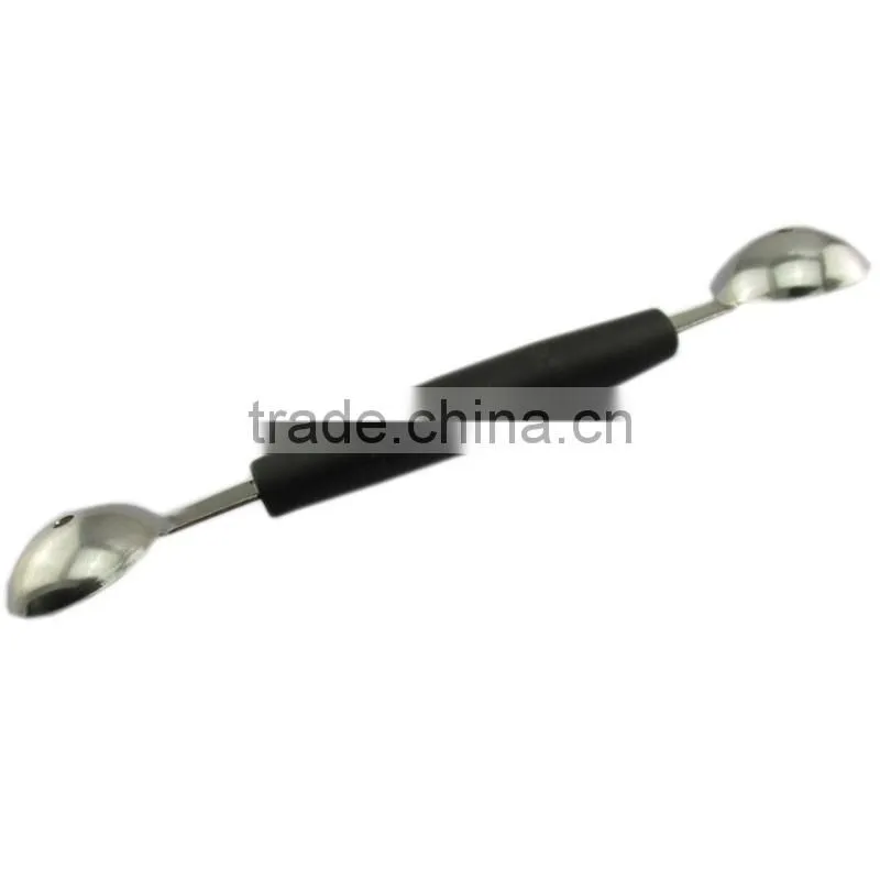 stainless steel double-headed fruit spoon to dig the ball platter tool