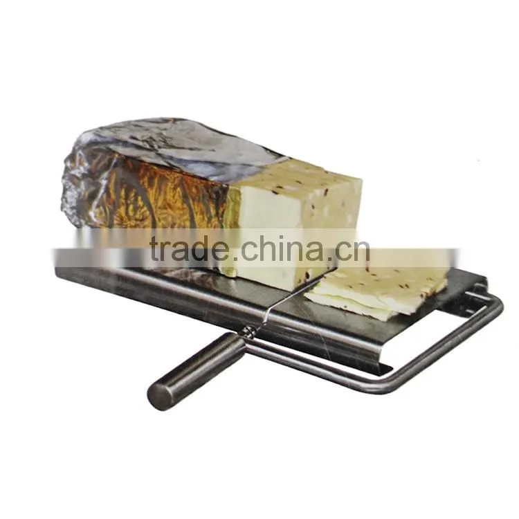 stainless steel cheese cutting board cheese slicer with wire