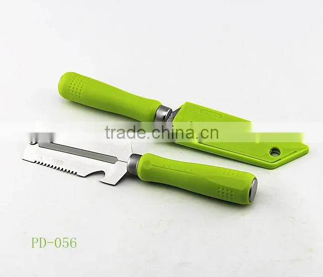 Stainless steel vegetable peeler with cover PD-056