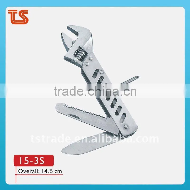 2011 Stainless steel multi wrench/multi tools,multifunctional tools pocket tool 15-3s