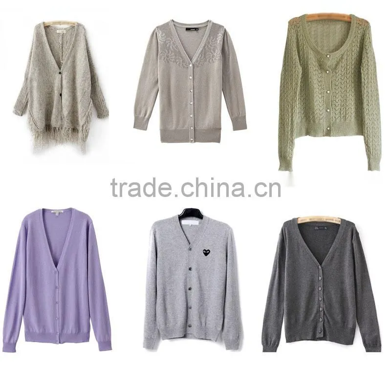 Wholesale Fashion Casual Hollow Line Lady Knitwear