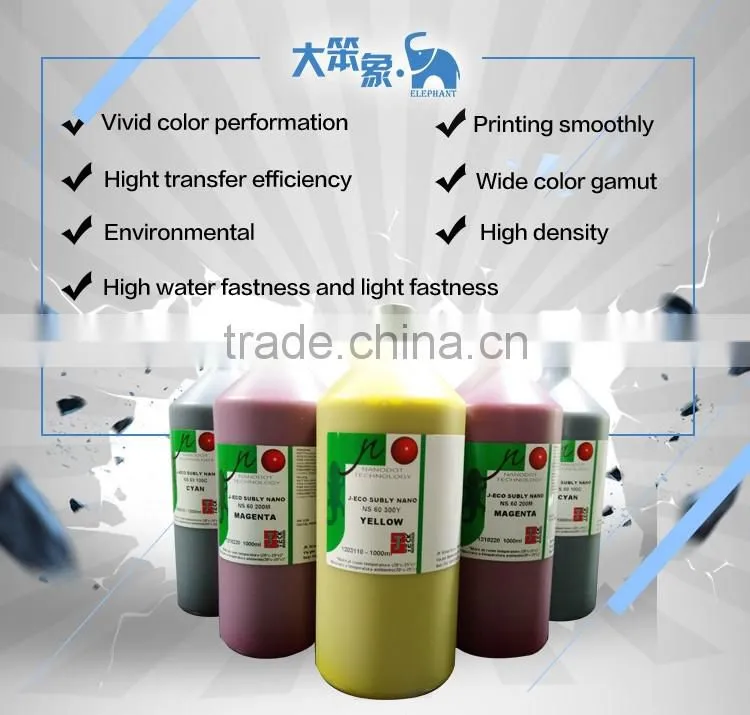 wholesale price j-teck sublimation ink for DX5