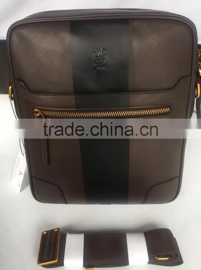 2017 New Models Brand handbag Men's Genuine leather handbag