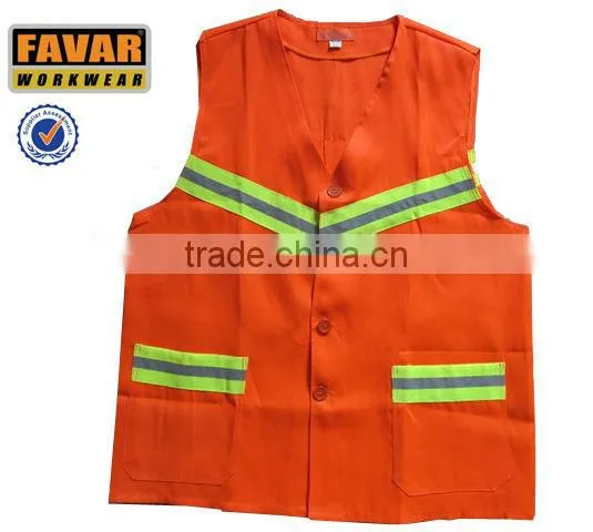 summer unisex roadway safety reflective tapes work vest