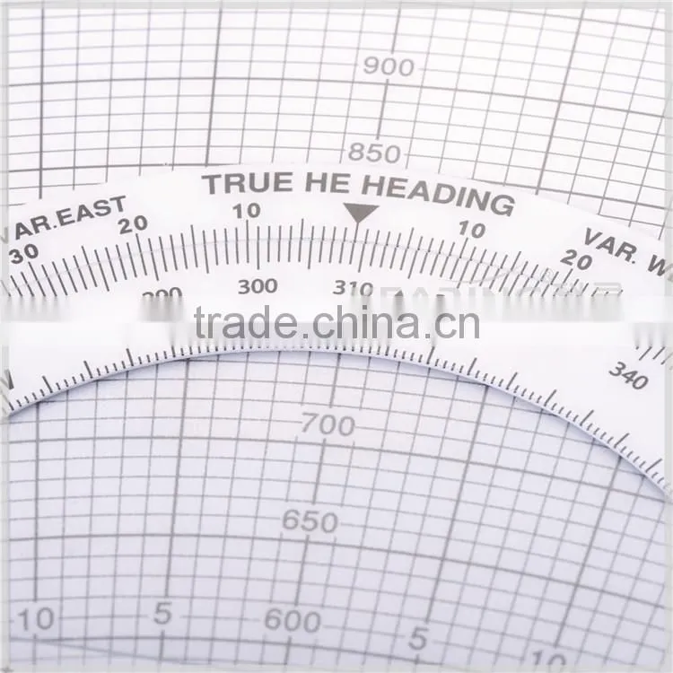 Kearing brand,#KCRP- 5 white slide graphic student plotter/flight computer equipement for pilot