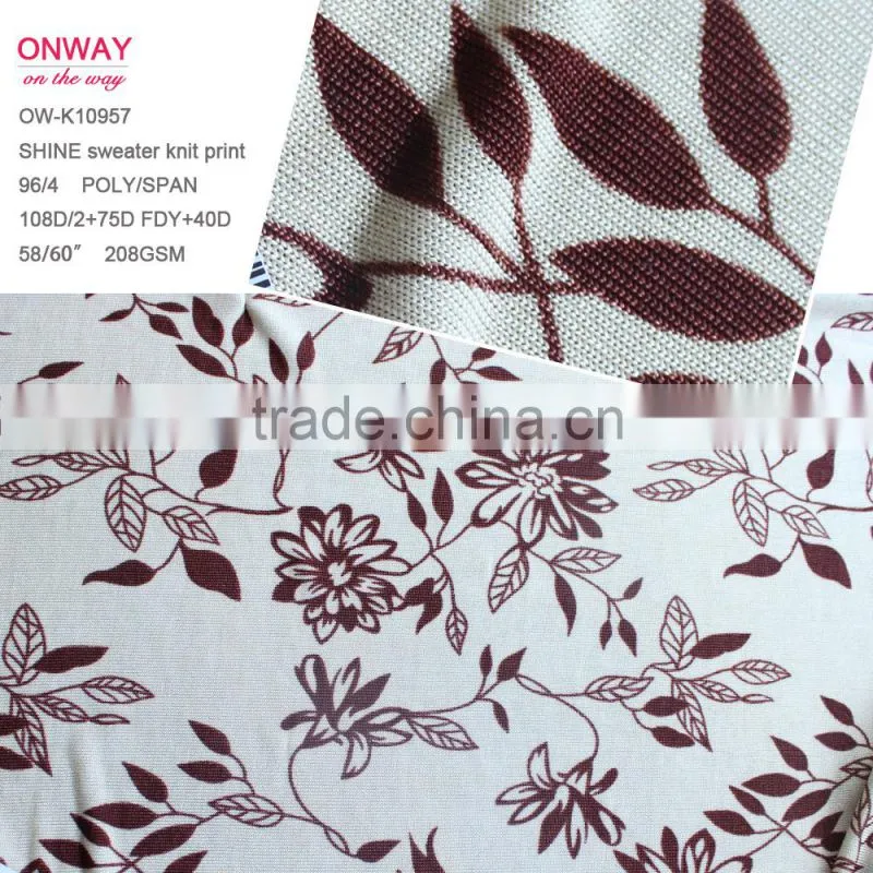 latest polyester print mesh fabric