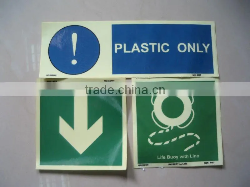 5 hours silk screen printable photoluminescent film