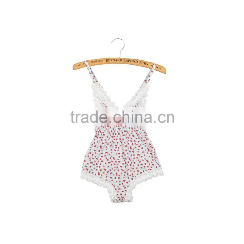 2016 New fashion baby wear summer one piece backless jumpsuit baby boutique outfit