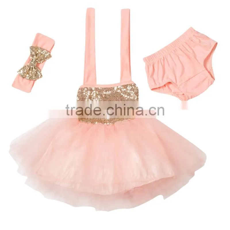 Elegant Children Kids Baby Girls Dress Sequins Tulle Tutu Toddler Tutu Dress set