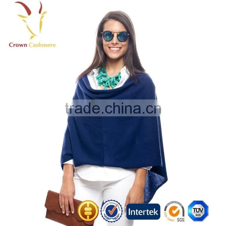 2016 Super Soft Luxury Women Cashmere Wool Poncho Crochet