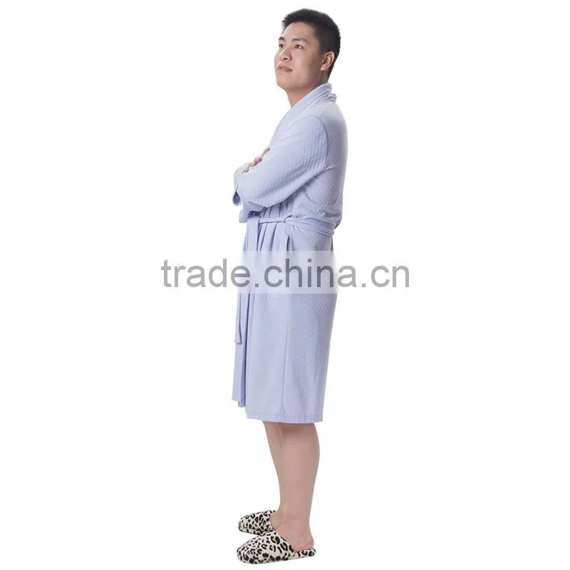 High quality 100% cotton bathrobe for men