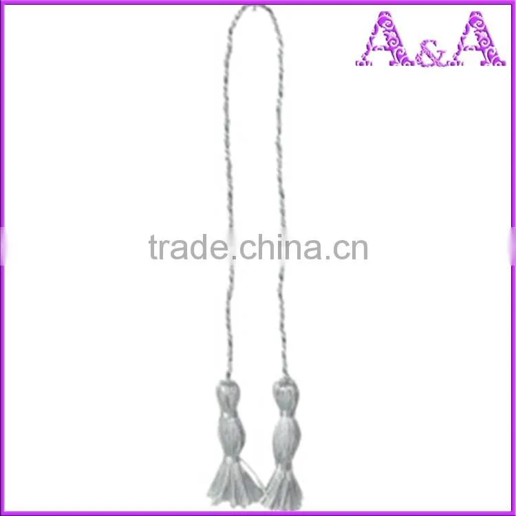 2017 Fancy long cord tassel tieback hook for curtain accessory