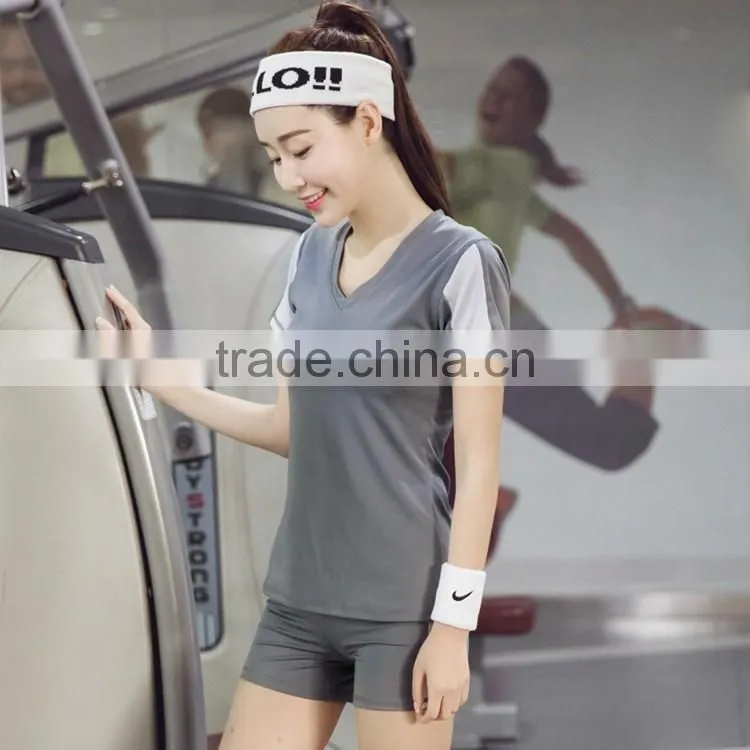 Custom For Sale Design Women Yoga Tee Shirt