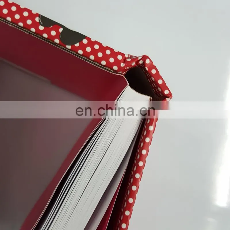 Promotional hardcover a5 diary / journal glitter notebook with led light