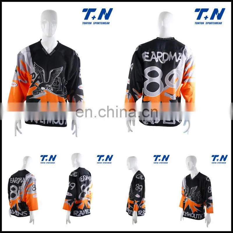 custom sublimation pullover ice hockey wear