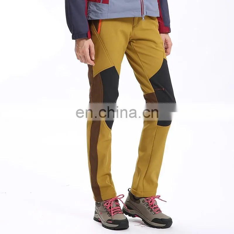 Men Custom Bonded Fleece Waterproof Softshell Warm pants