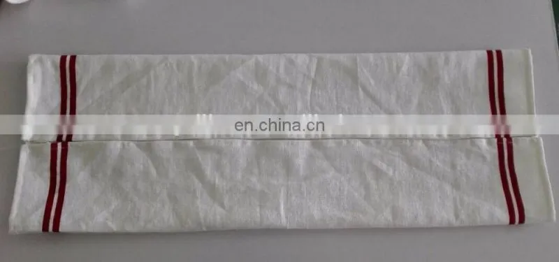 high quality linen/cotton printing /vintage tea towels in white color