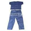 Disposable PP Patient Coat with Short Sleeve