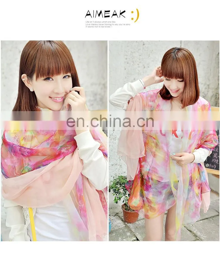 2015Elegant and fashionable women's scarf beach dress autumn pink