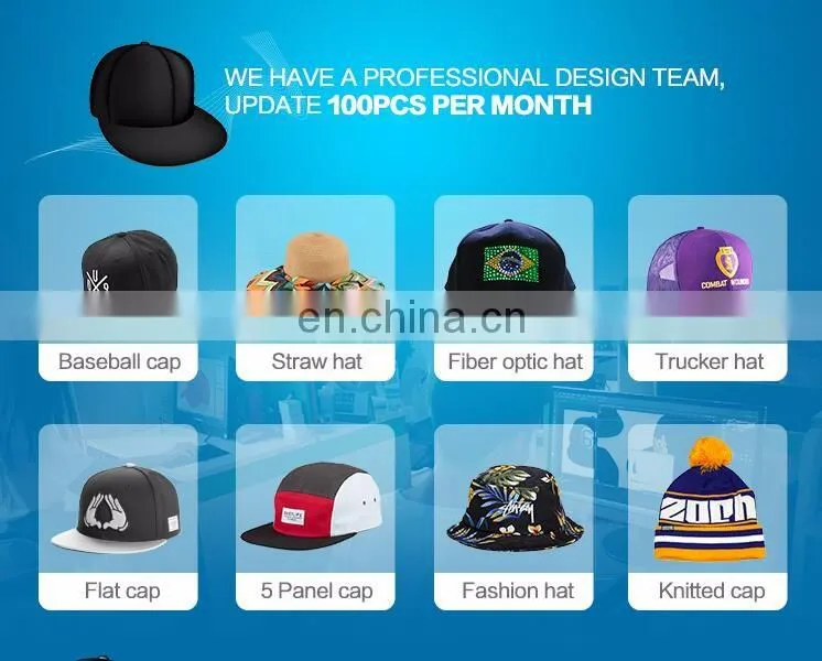 Brushed Twill Cotton Baseball Cap /Golf Cap /Embroidery Hat